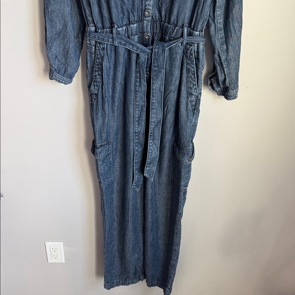 Anthropologie Cloth & Stone Utility Jumpsuit Large - Picture 7 of 13